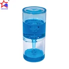 Acrylic liquid oil hourglass sand timer for decoration