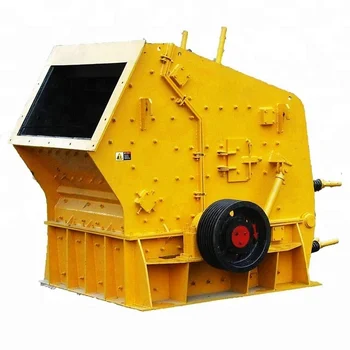 Mini gyratory impact rock crusher with Hazmag blow bar