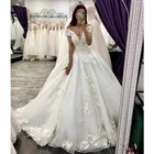 Ukraine Vintage Appliques Ball Bridal Gown Wedding Dress WeddingDress