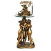 Nude woman bronze sculpture coffee table G063BK