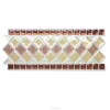 Peel & Stick Backsplash Kitchen Bathroom Wall Tile Borders - Brown Multi