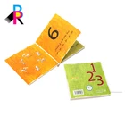 custom printing thick card board children's book baby board books print