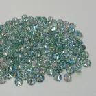 Blue Blueblue Moissanite Blue Diamond Round Shape Brilliant Cut 6.5mm 1carat Synthetic Gemstone Jewelry