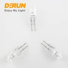 ホット販売 6 V 12 V 110 V 220 V 10 ワット 15 ワット 20 ワット 35 ワット 42 ワットガラスクォーツクリ 2800 K G5.3 G6.3 カプセル JC 電球 G4 ハロゲンランプ、 HAL-JC