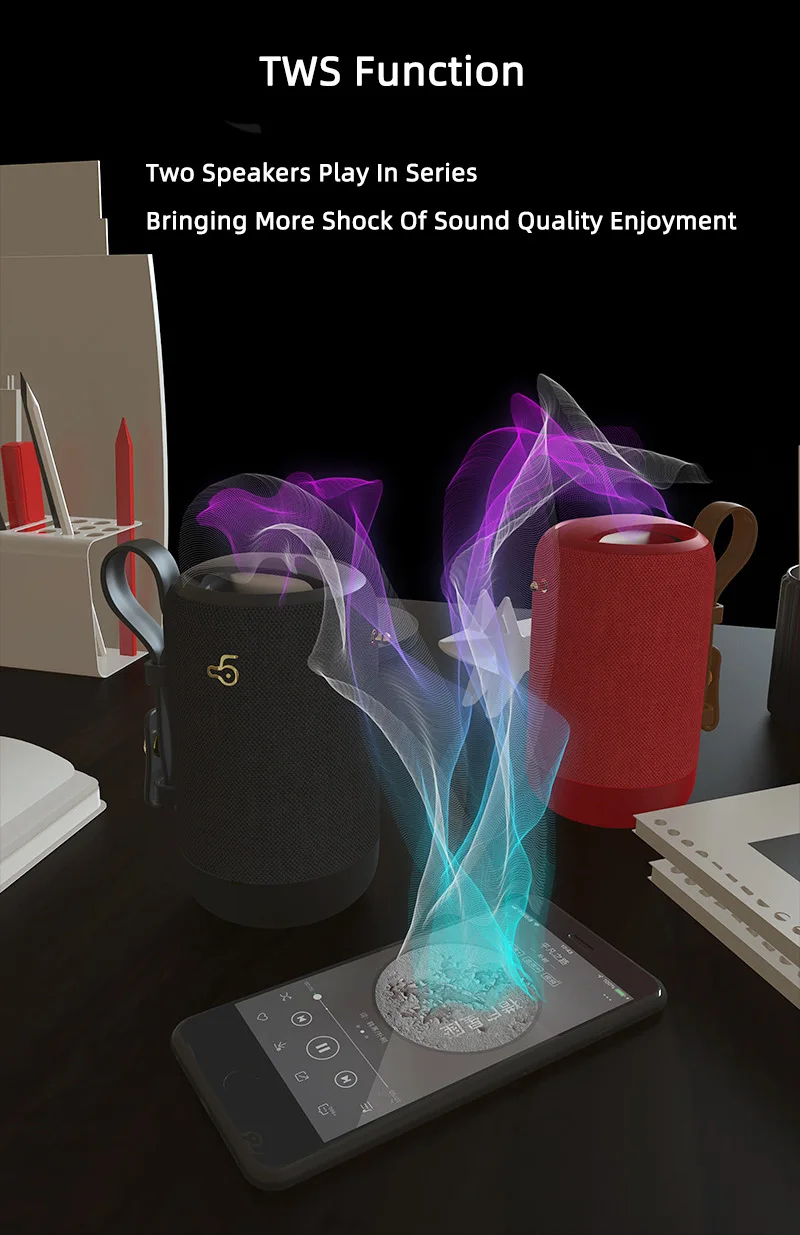 T3 Water Resistant Proof Bottle Bluetooth Speaker With Usb Port - ANKUX.COM