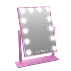 2017 Hot gift 12 lights makeup mirror hollywood vanity mirror with lights