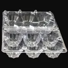 Factory Wholesale Cheap Disposable 6 Packs PVC Blister Plastic Egg Tray in Stock