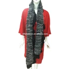 knit poncho cashmere cape scarf rabbit fur shawl