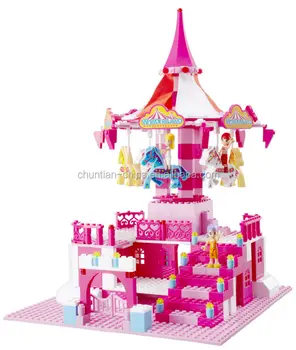 plastic castle building blocks