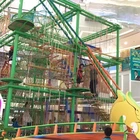 Kids outdoor castle park European standard rope course equipment supplier
