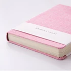linen book cloth custom hardcover notebook printing with book sleeve