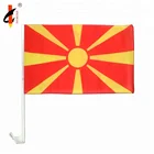 Wholesale Advertising Hanging Stock Country Car Mirror Flag