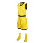 Latest basketball jersey design color yellow cheap custom basketball jersey sublimation basketball uniform