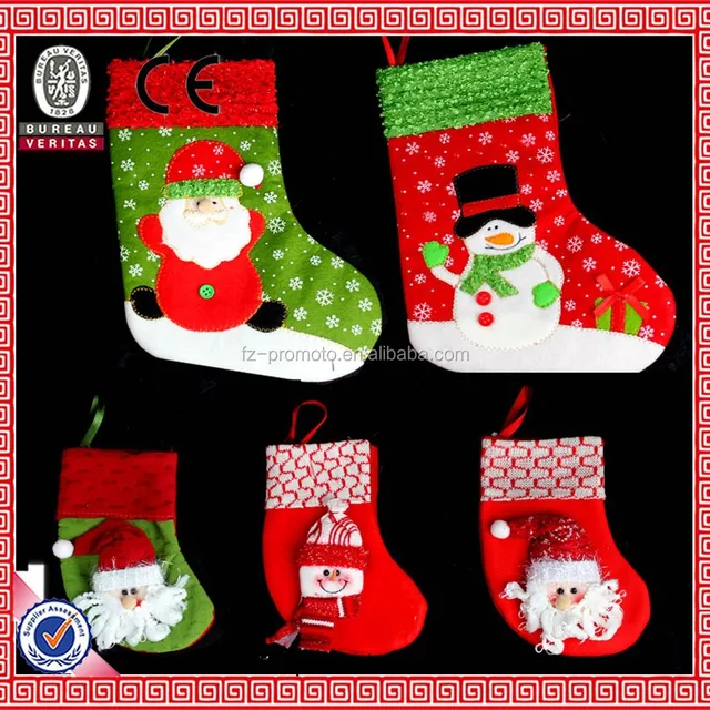 red christmas stocking in 2015/wholesale christmas stocking/bulk