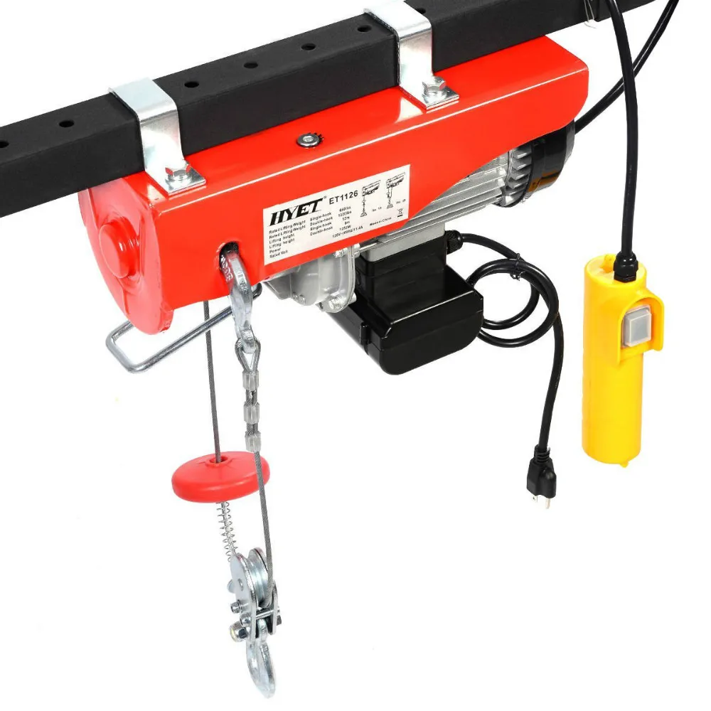 New1500 Electric Motor Overhead Winch Hoist Crane Lift Buy New 1500lb