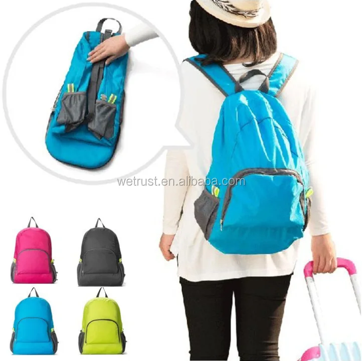Дешевые водонепроницаемый нейлоновый рюкзак большая сумка дорожная повседневная школьная Складная Рюкзак