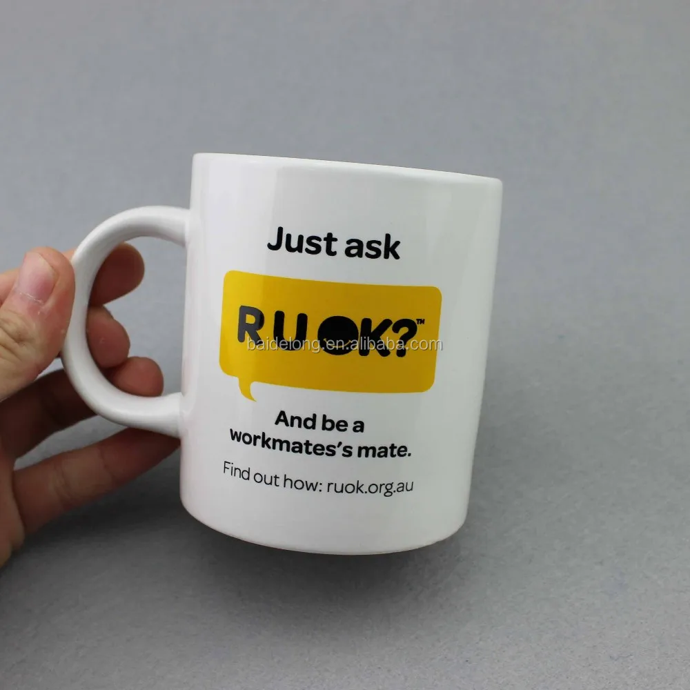 11oz sublimation mugs with gift mug box.