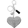CustomKey Chain, Love Rhinestone Bling Tassel Keychain Key Ring CK147
