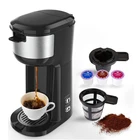 Portable Auto Shut-Off 2-In-1 Coffee Maker Single Cup Coffee Brewer Built-In Filter Ground Coffee And Capsule