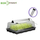 hydroponic garden system microgreens trays led equipment home grow kit