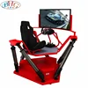 high quality 55''' HD screen 360 degree 6 dof vr driving simulator speed racing car games