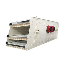 Large high frequency linear sand gravel vibrating screen for sale