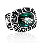 Wholesale stainless steel philadelphia eagle championship ring