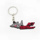 Beautiful Key Chain Motorcycle Keyring Keyfob Rubber Key Ring For Honda Suzuk