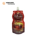 High Barrier Customized Standing Up Liquid Spout Pouch Bag For Juice