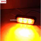 Emergency Vehicles car 3 LED flash Light Amber Red Blue Truck Strobe LED Flashing Warning Light