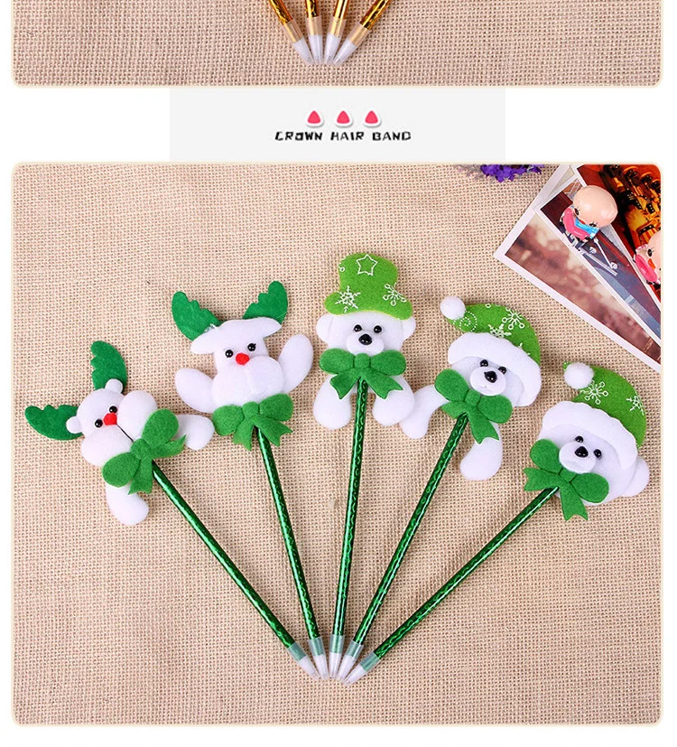 Cheap Christmas gift promotion children cartoon Christmas pen