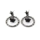 Earring Korean style 2018 Gold Crystal Earring for Women and Girls