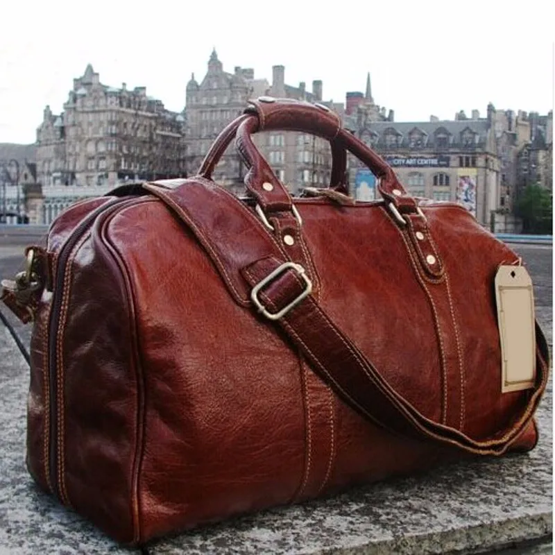 cheap leather travel bags