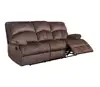 Italian modern style fabric multi-functional recliner sofa set