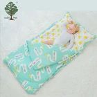 Muslin tree luxury 3 pieces baby pillowcase bedding 100% cotton baby bedding set