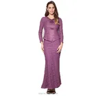 Hot Sale Kebaya Modern Indonesia 2016 Latest Fashion Lace Design Baju Kurung