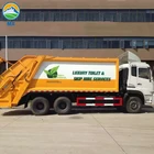 China famous brand chassis Dongfeng 20cbm garbage compactor truck