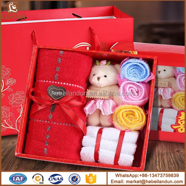festival gift towel/wedding gift towel/cute wedding gifts towel