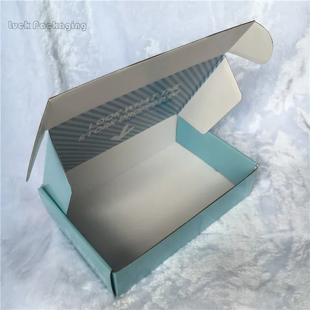 cardboard corrugated revserse print custom literature paper