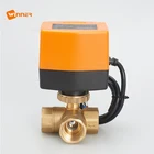 Superior service Big torque control electric ball valve with manual operation