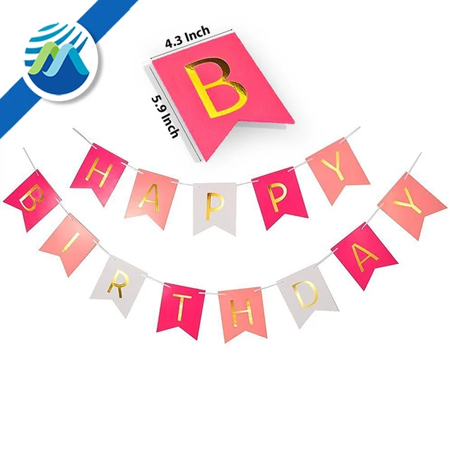 happy birthday banner balloons decorations latex balloon for