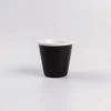 Customize black color small size 100 ml espresso coffee ceramic cup