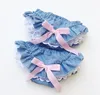 Denim Baby Girl Clothes Ruffle Bloomer Baby Clothes Girls Boutique Clothing