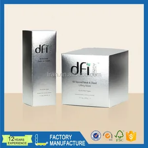 high quality custom design luxury cosmetic box packaging