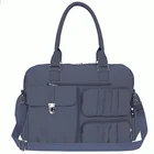 Custom fashion multifunction travel cotton diaper tote bag large capacity women handbag
