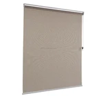 Customer size window shade screens solar mesh fabric horizontal semi-blackout window roller blinds