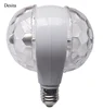 Disco Ball Light- 6W Rotating LED Multicolor Crystal Strobe Bulb, Cool Accessories and Decor for Halloween Christmas Party Birth