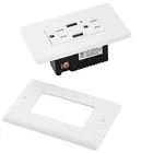 Dual USB Charger Duplex Receptacle, 4.2A Tamper Resistant Outlet and Free Wall Plate