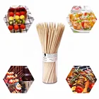 Custom Logo Knot Kabob Food Bbq Color Bamboo skewer bamboo BBQ skewer