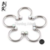 Titanium Internal Opal Forward Face Ball Circular Barbell Body Piercing Jewelry